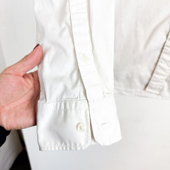 Faherty Mens Movement Short White Button Up - M - Picture 5 of 12